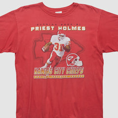 Kansas City Chiefs Priest Holmes NFL 2000s T-shirt | NFL Online