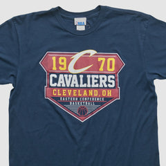 Navy Cleveland Cavaliers NBA 2000s T-shirt sale | NBA