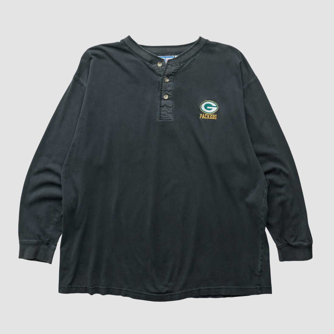 Green Bay Packers Logo 7 90s Long Sleeve T-shirt | NFL Discount