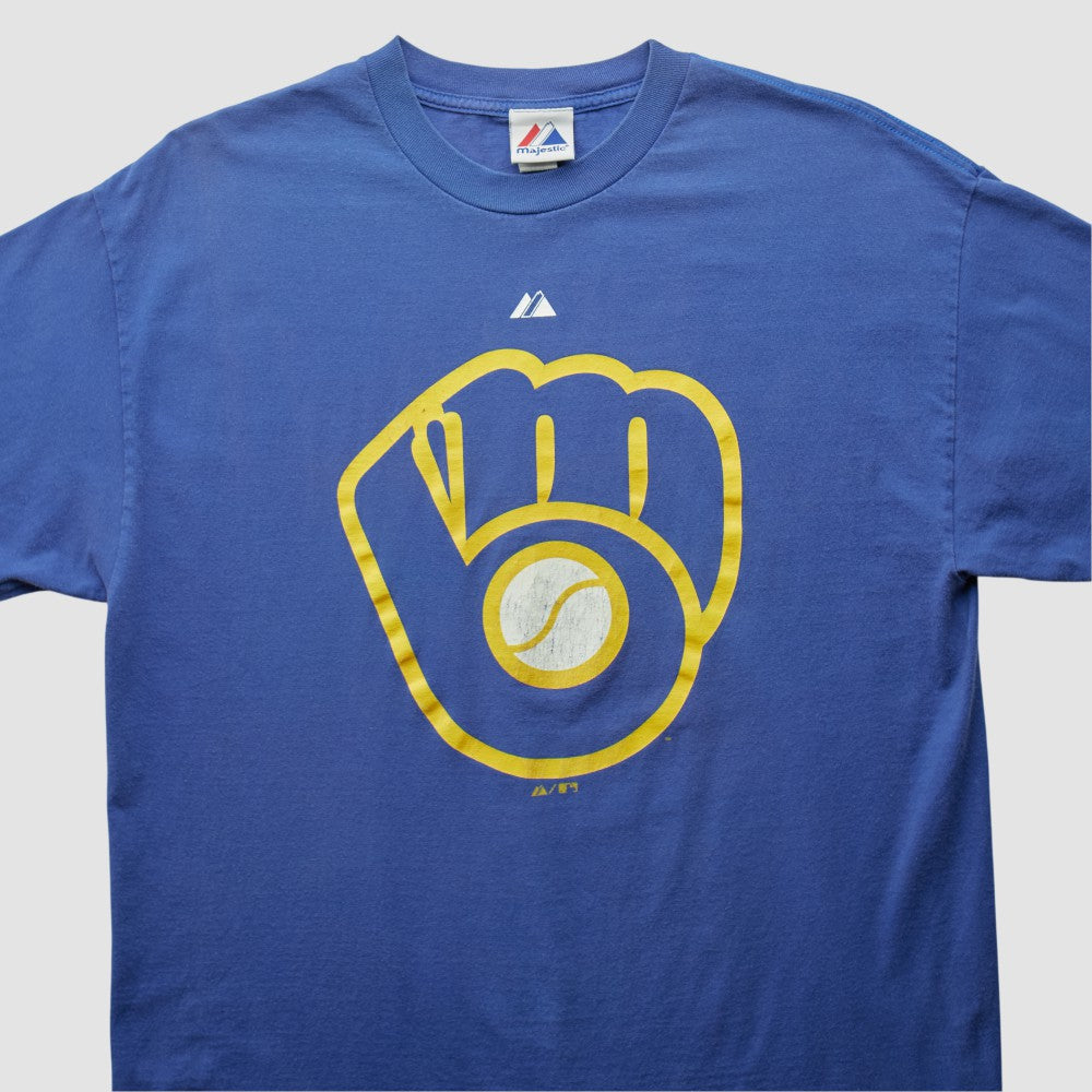 Milwaukee Brewers Majestic 2000s T-shirt - MLB T-shirts