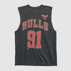 Black Chicago Bulls 90s Tank sale | NBA