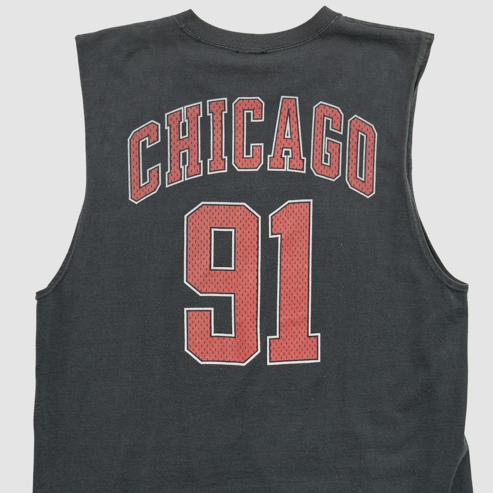 Black Chicago Bulls 90s Tank sale | NBA