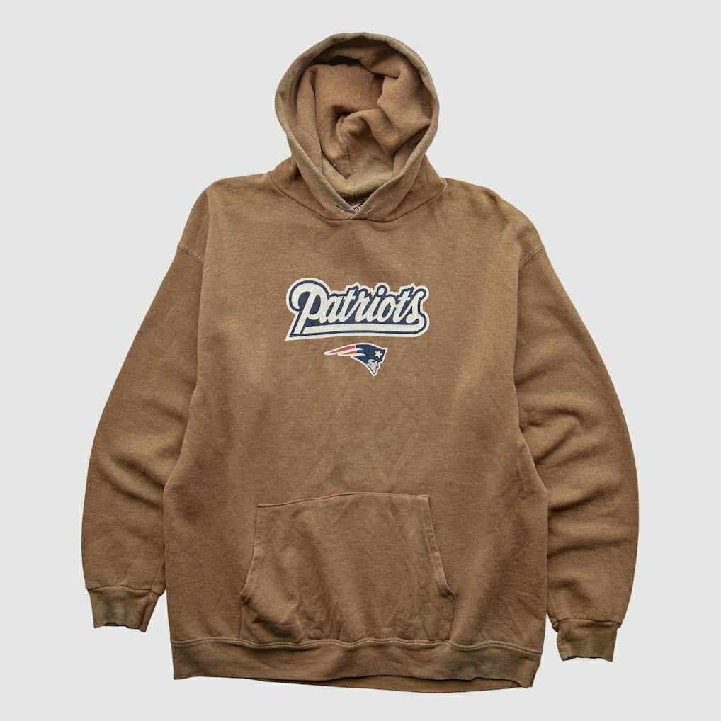 New England Patriots NFL 2000s Hooded Pullover Sweatshirt | NFL Discount