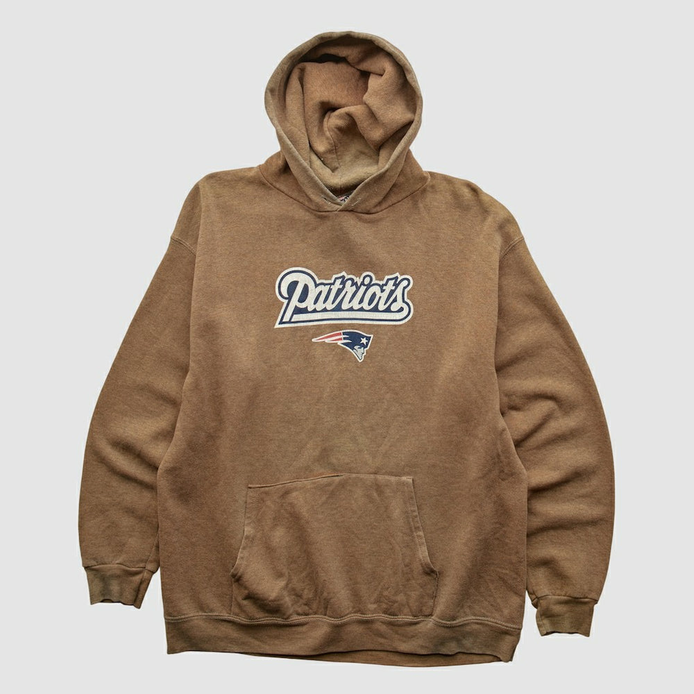 New England Patriots NFL 2000s Hooded Pullover Sweatshirt | NFL Discount