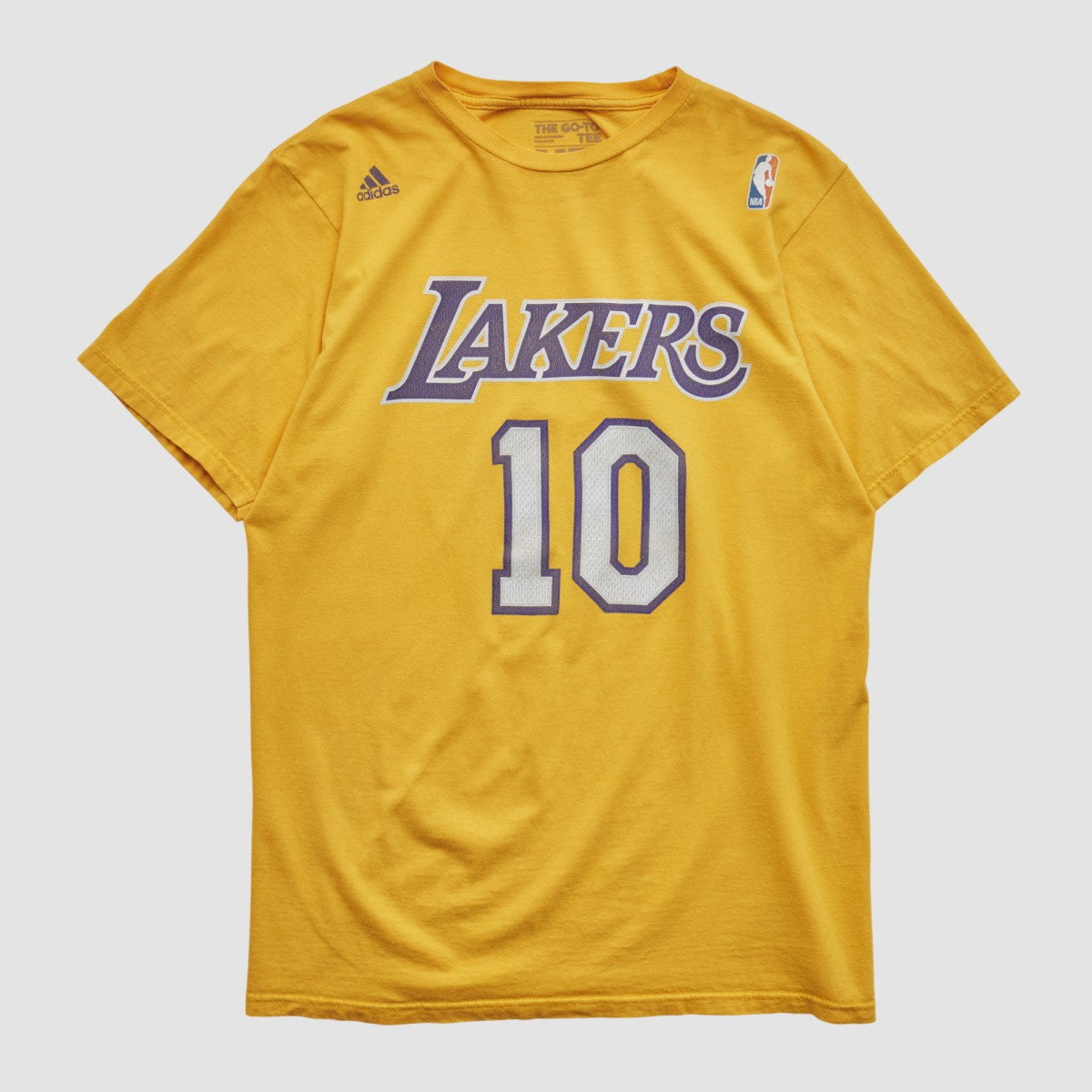 Yellow Los Angeles Lakers 2010s T-shirt | NBA