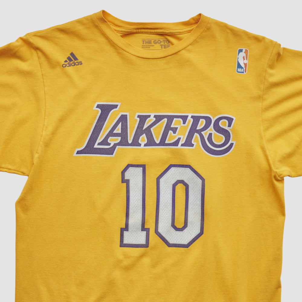 Yellow Los Angeles Lakers 2010s T-shirt | NBA