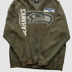 Seattle Seahawks NFL 2010s Hooded Full Zip Sweatshirt | NFL Sale