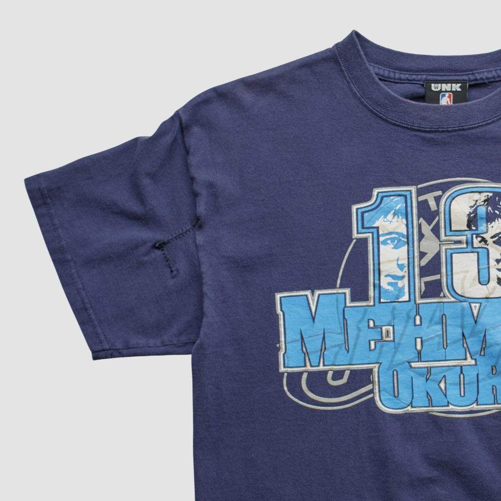 Navy Mehmet Okur UNK 2000s T-shirt | NBA
