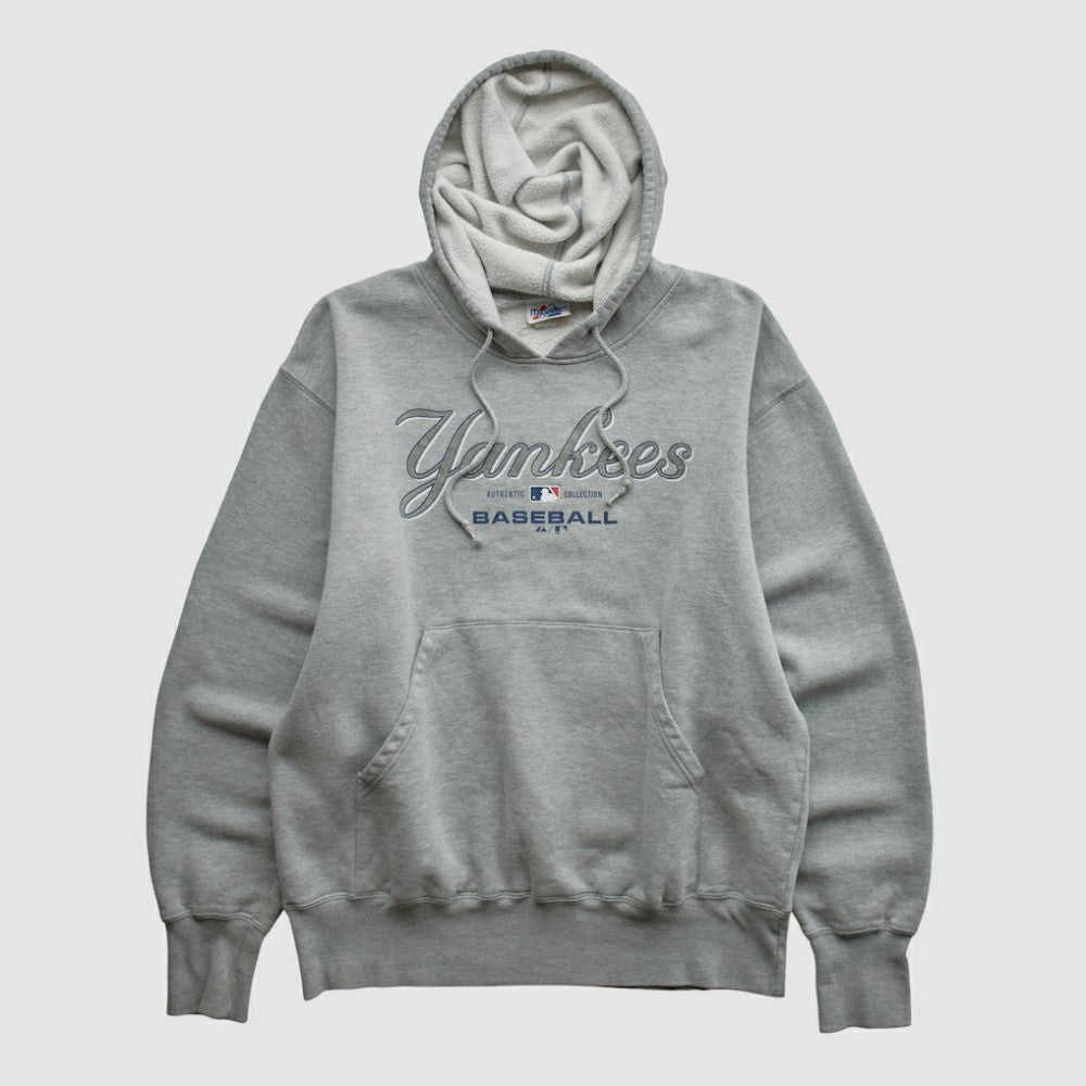 New York Yankees Majestic 2000s Hooded Pullover Sweatshirt - MLB Pullover