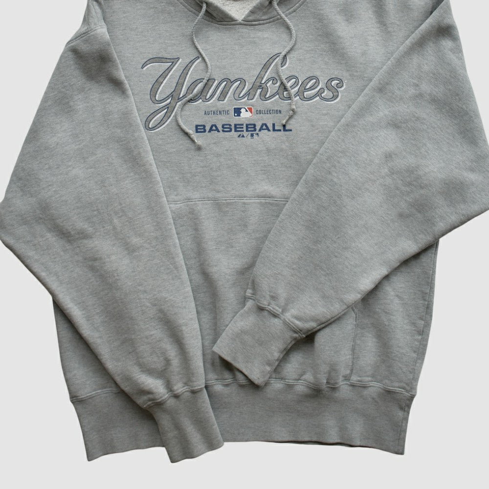 New York Yankees Majestic 2000s Hooded Pullover Sweatshirt - MLB Pullover