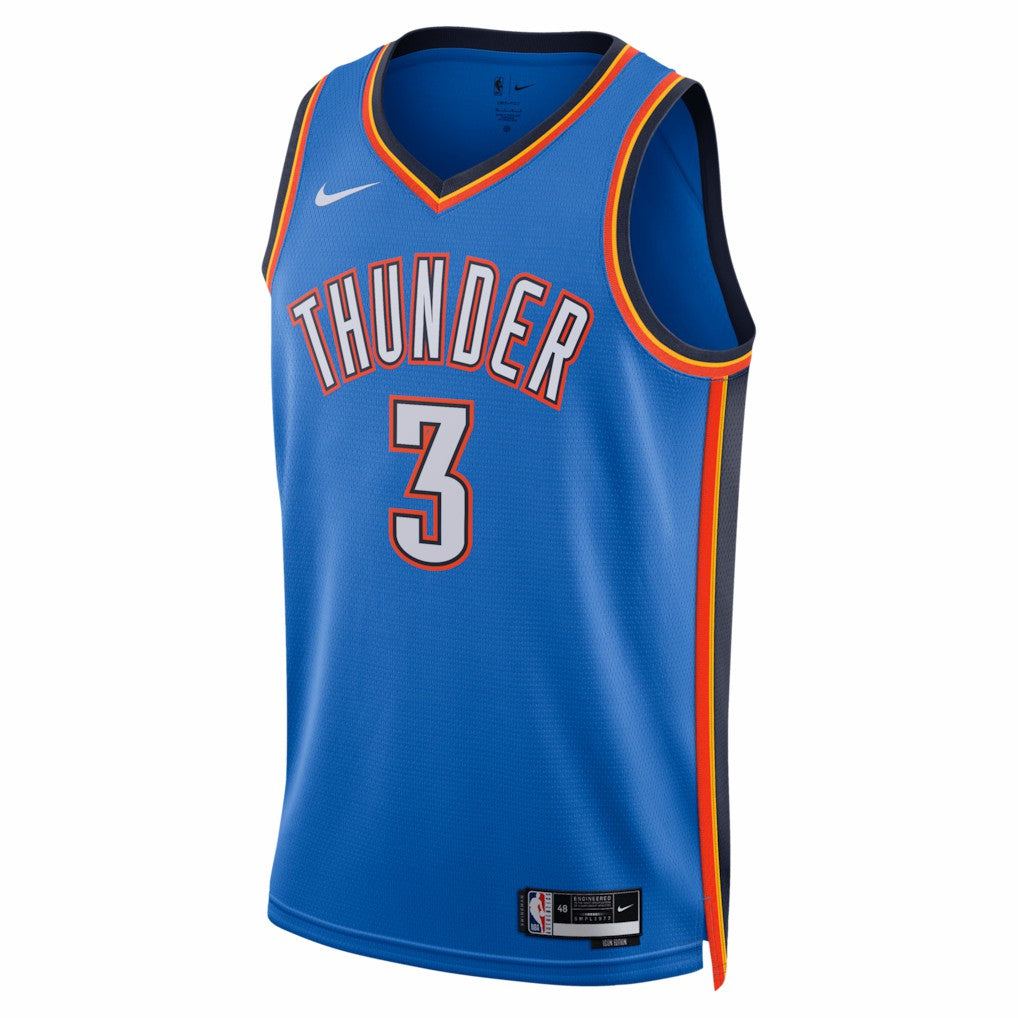 Blue Jared McCain Oklahoma City Thunder Unisex Swingman Jersey | NBA