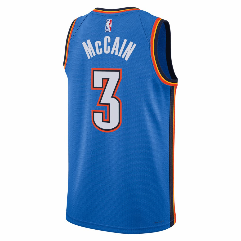 Blue Jared McCain Oklahoma City Thunder Unisex Swingman Jersey | NBA