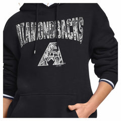 Arizona Diamondbacks Starter Women's Lace Team Lockup Fleece Hoodie - MLB Hoodies