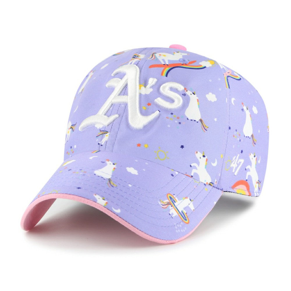 Athletics '47 Girls Youth Unicorn Clean Up Adjustable Hat - MLB Hats
