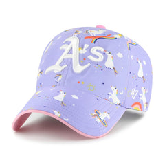 Athletics '47 Girls Youth Unicorn Clean Up Adjustable Hat - MLB Hats
