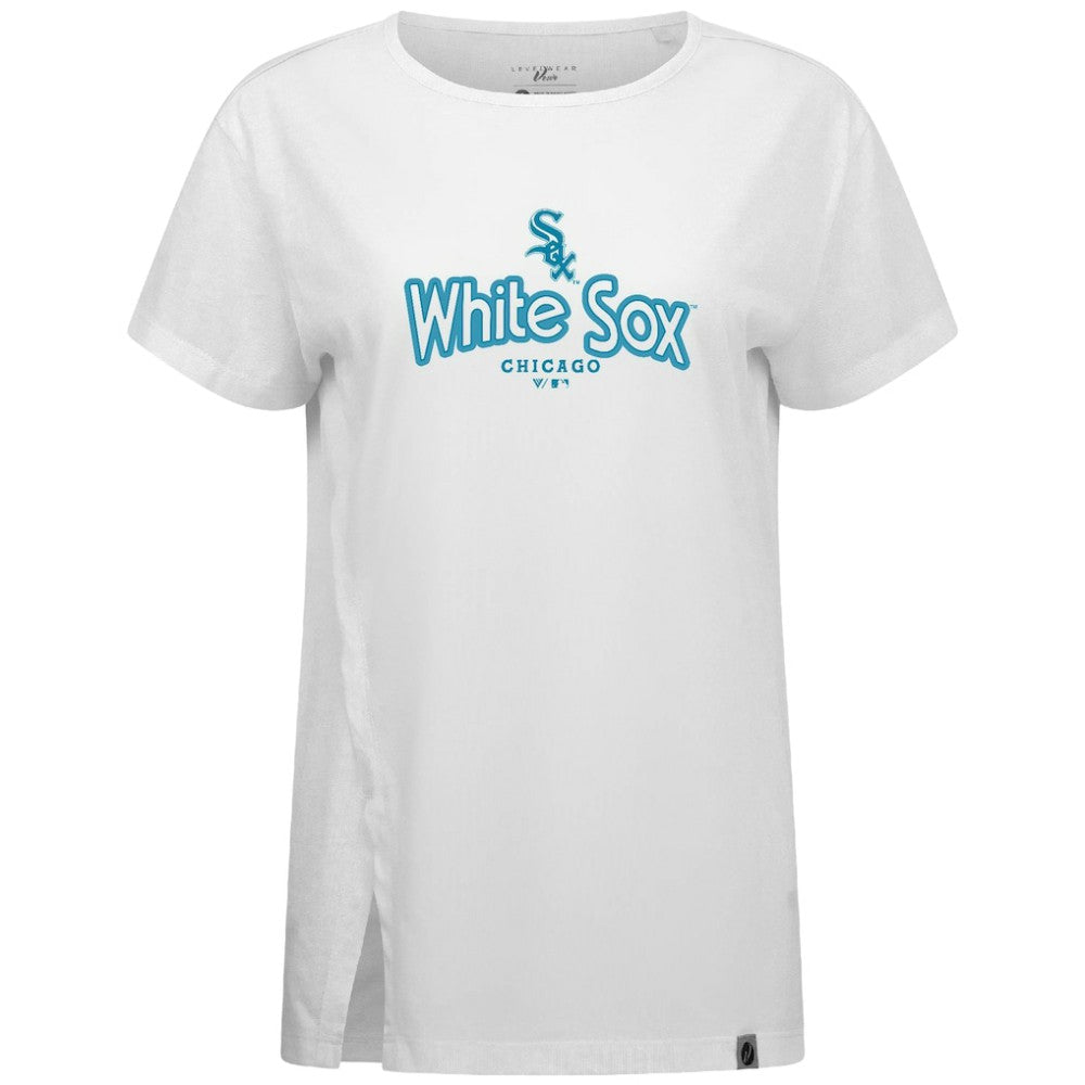 Chicago White Sox Levelwear Women's Blue Haven Influx Cornerstone T-Shirt - MLB T-shirts