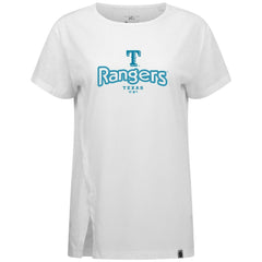 Texas Rangers Levelwear Women's Blue Haven Influx Cornerstone T-Shirt - MLB T-shirts