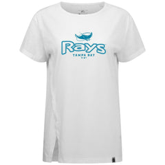 Tampa Bay Rays Levelwear Women's Blue Haven Influx Cornerstone T-Shirt - MLB T-shirts