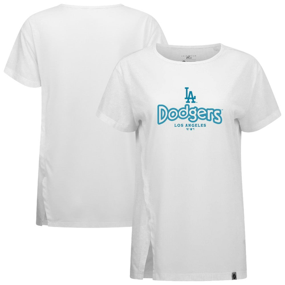 Los Angeles Dodgers Levelwear Women's Blue Haven Influx Cornerstone T-Shirt - MLB T-shirts