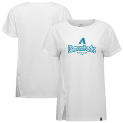 Arizona Diamondbacks Levelwear Women's Blue Haven Influx Cornerstone T-Shirt - MLB T-shirts