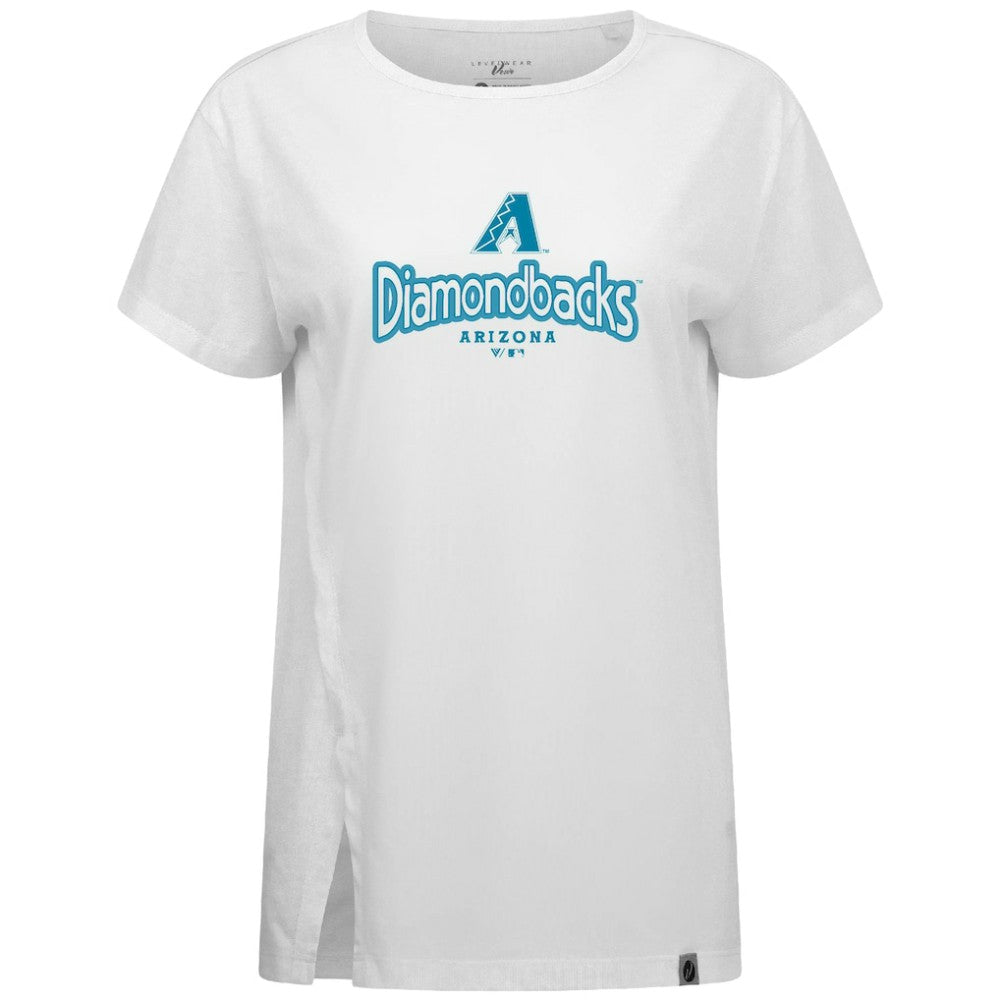 Arizona Diamondbacks Levelwear Women's Blue Haven Influx Cornerstone T-Shirt - MLB T-shirts