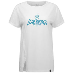 Houston Astros Levelwear Women's Blue Haven Influx Cornerstone T-Shirt - MLB T-shirts