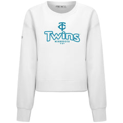 Minnesota Twins Levelwear Women's Judd Cornerstone Cropped Sweatshirt - MLB Sweatshirts