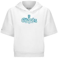 San Francisco Giants Levelwear Women's Amber Short Sleeve Cornerstone Hoodie - MLB Hoodies