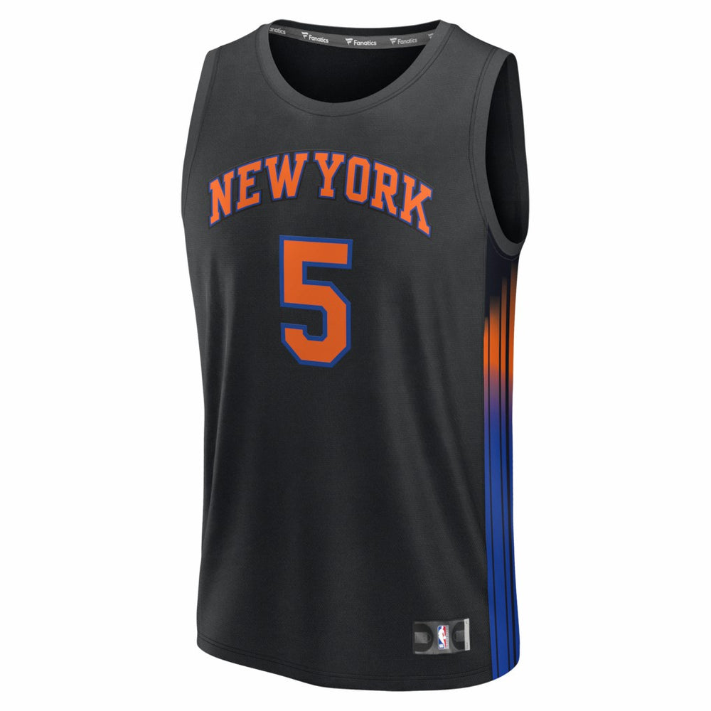 Black Jose Alvarado New York Knicks Fast Break Replica Jersey | NBA