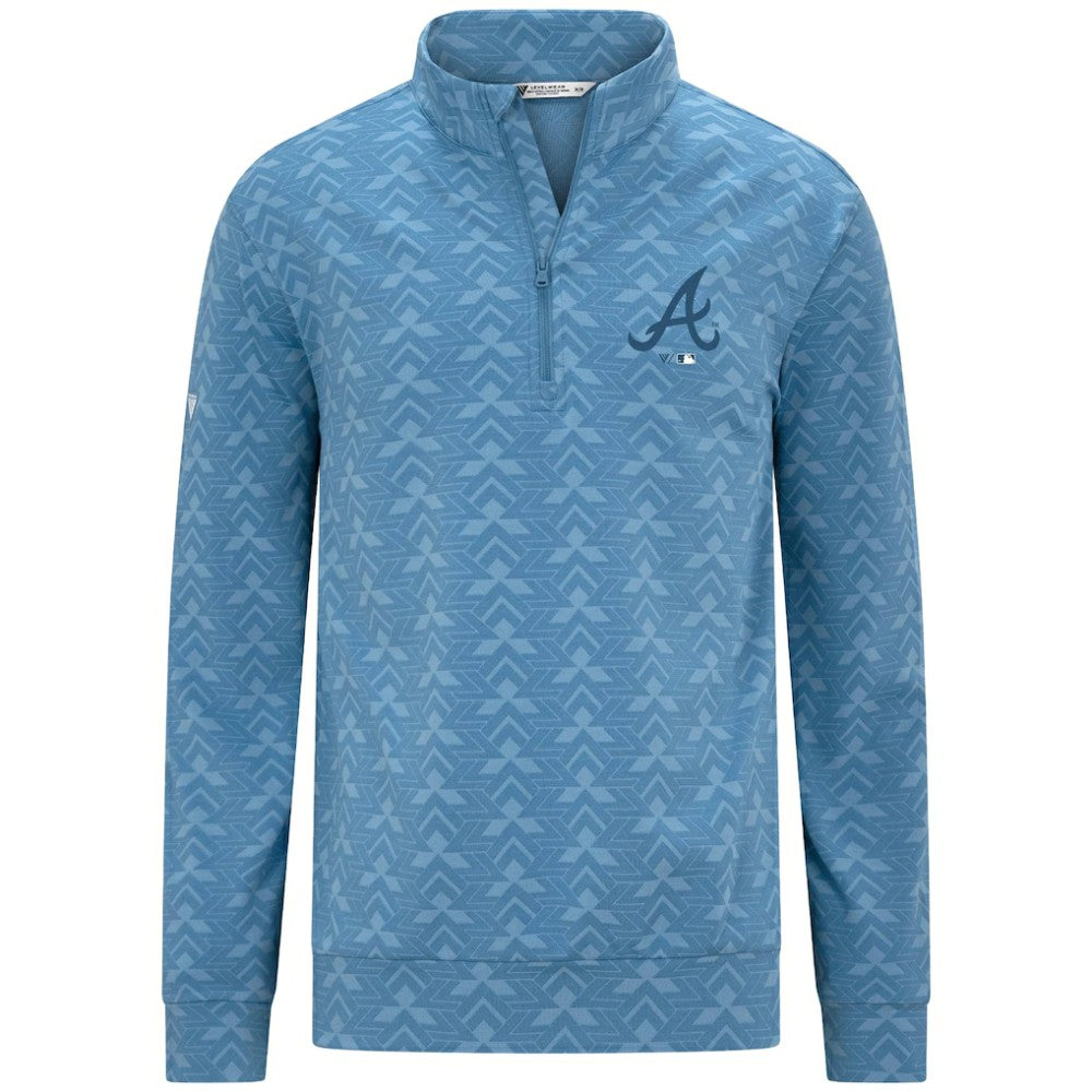 Atlanta Braves Levelwear Chameleon Quarter-Zip Pullover - MLB Pullover