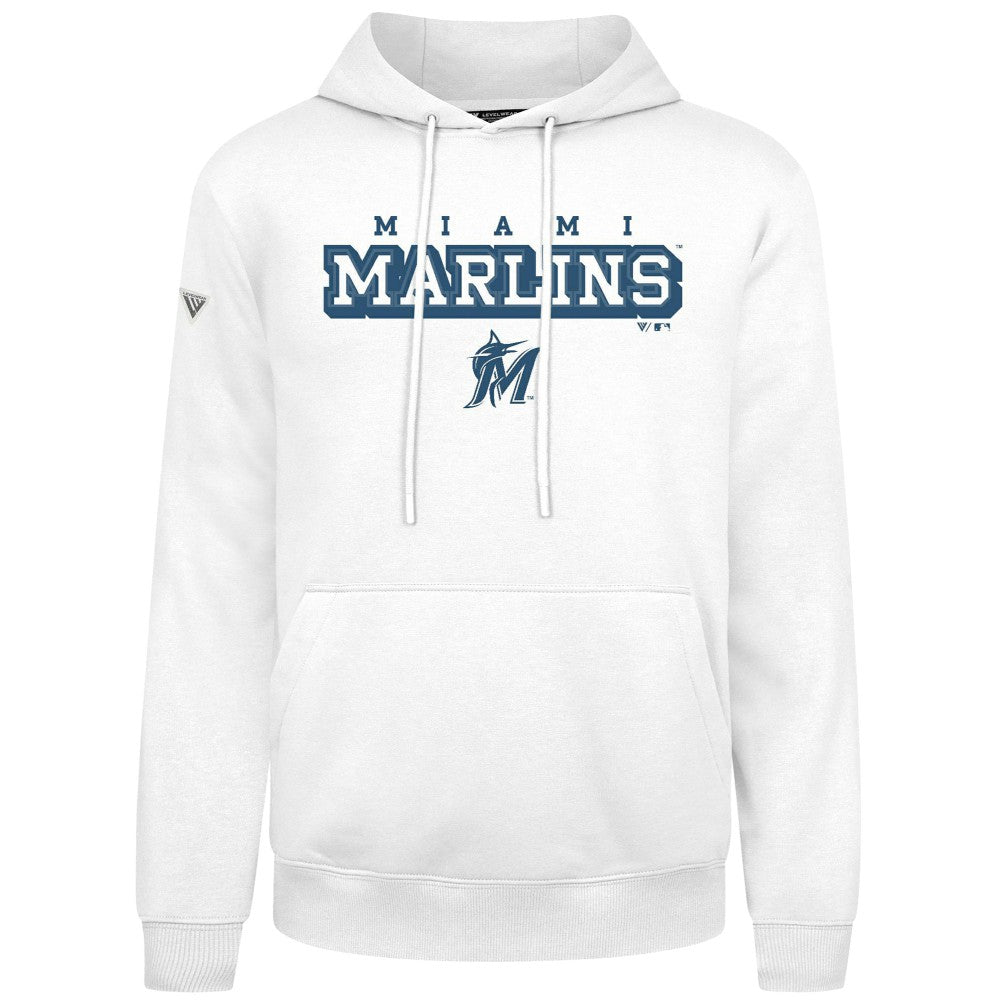 Miami Marlins Levelwear Podium Hoodie - MLB Hoodies