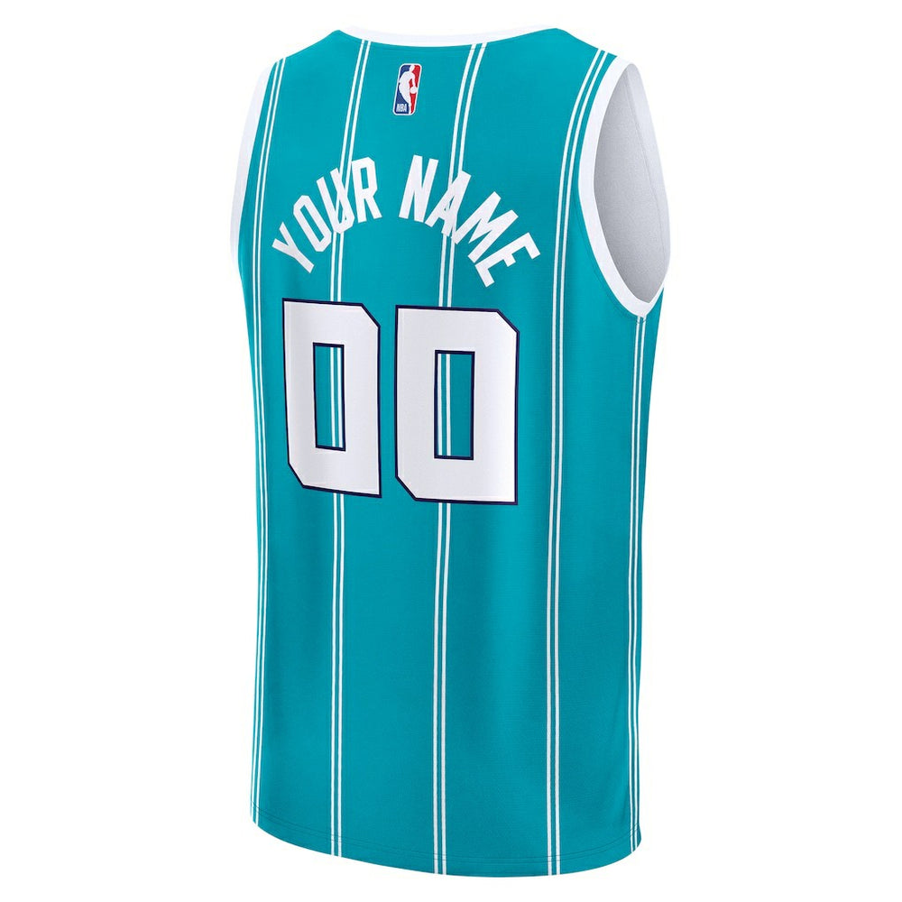 Teal Charlotte Hornets Fast Break Custom Jersey | NBA