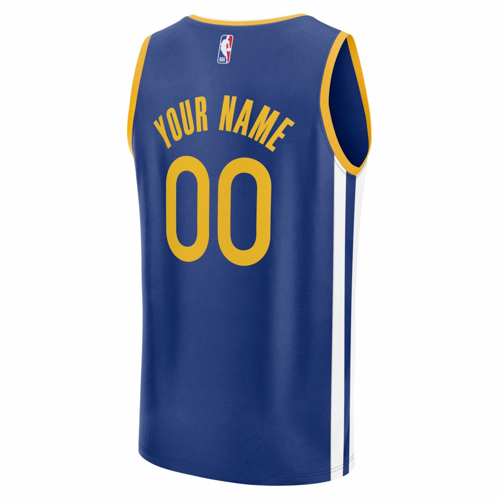 Royal Golden State Warriors Fast Break Custom Jersey sale | NBA