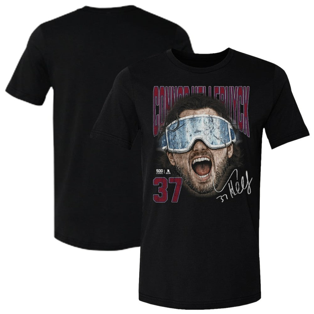 Connor Hellebuyck US Men's Hockey 500 Level Goggles T-Shirt -  NHL T-shirts