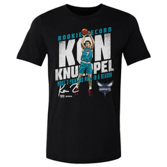 Black Kon Knueppel Charlotte Hornets 500 Level Rookie Three-Point Record T-Shirt | NBA