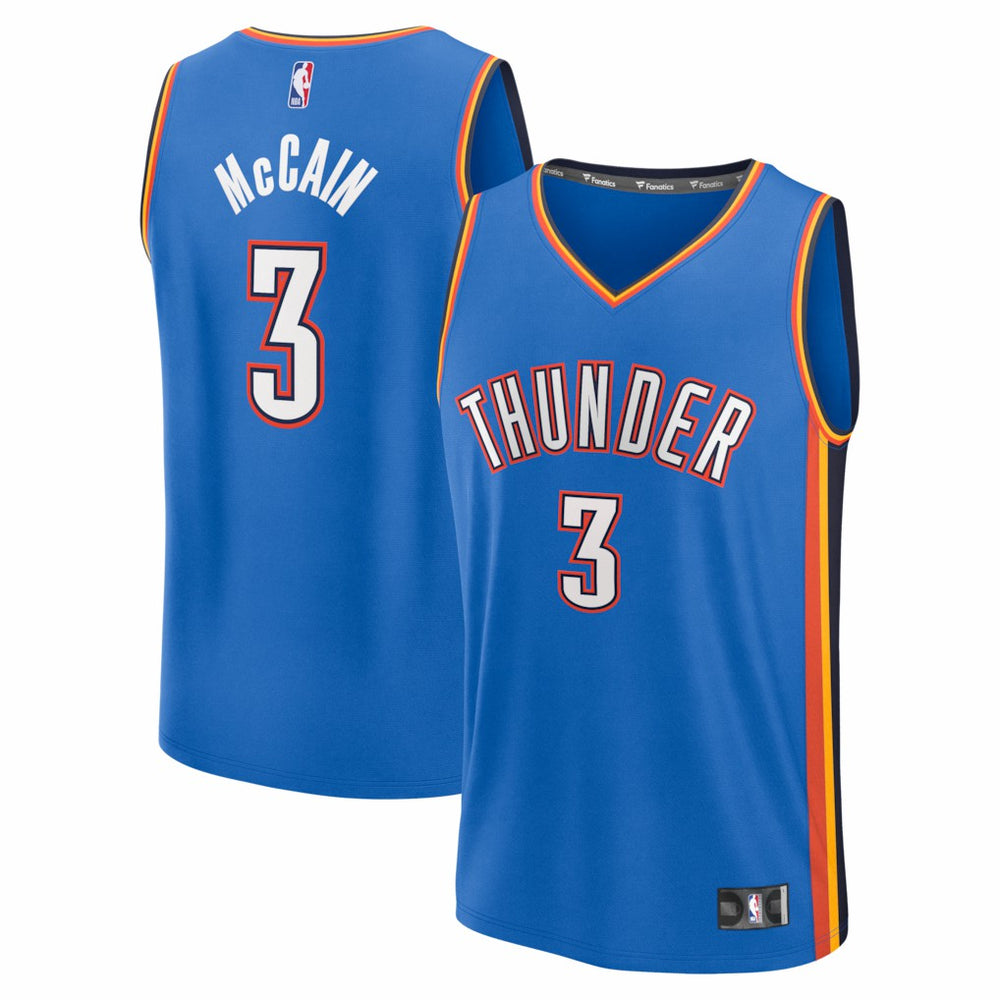 Blue Jared McCain Oklahoma City Thunder Fast Break Replica Jersey | NBA