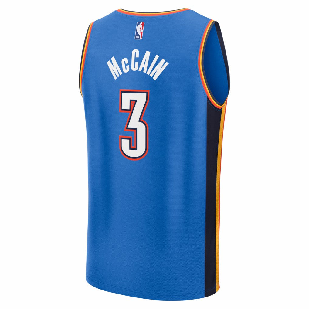 Blue Jared McCain Oklahoma City Thunder Fast Break Replica Jersey | NBA