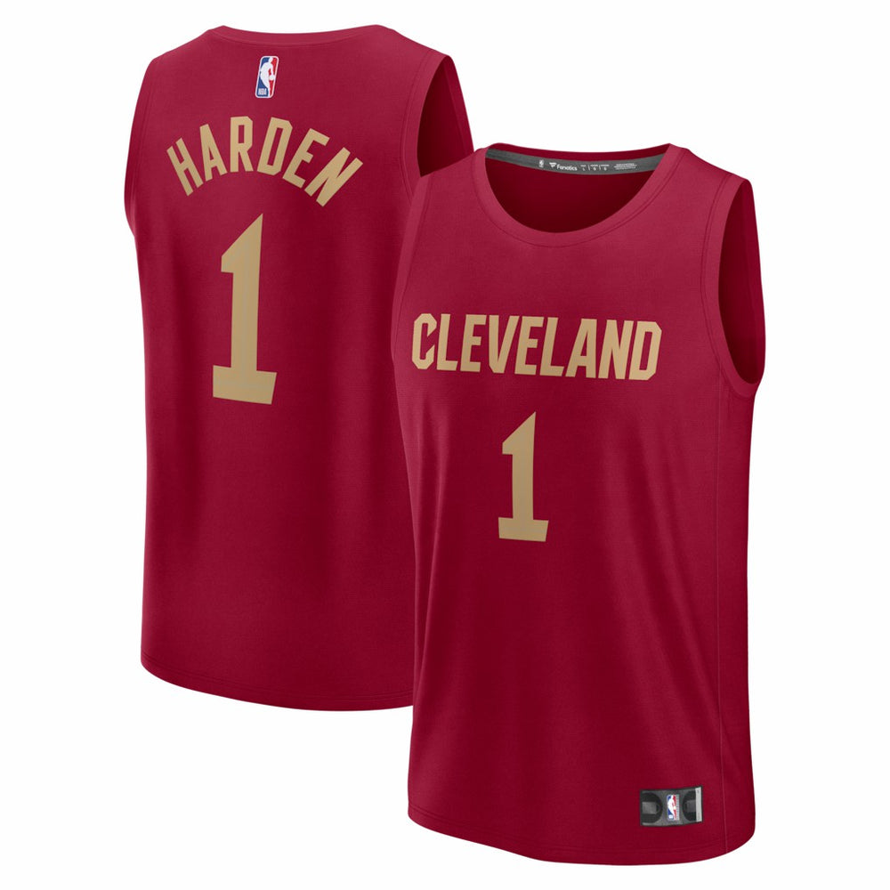 Wine James Harden Cleveland Cavaliers Fast Break Replica Jersey sale | NBA