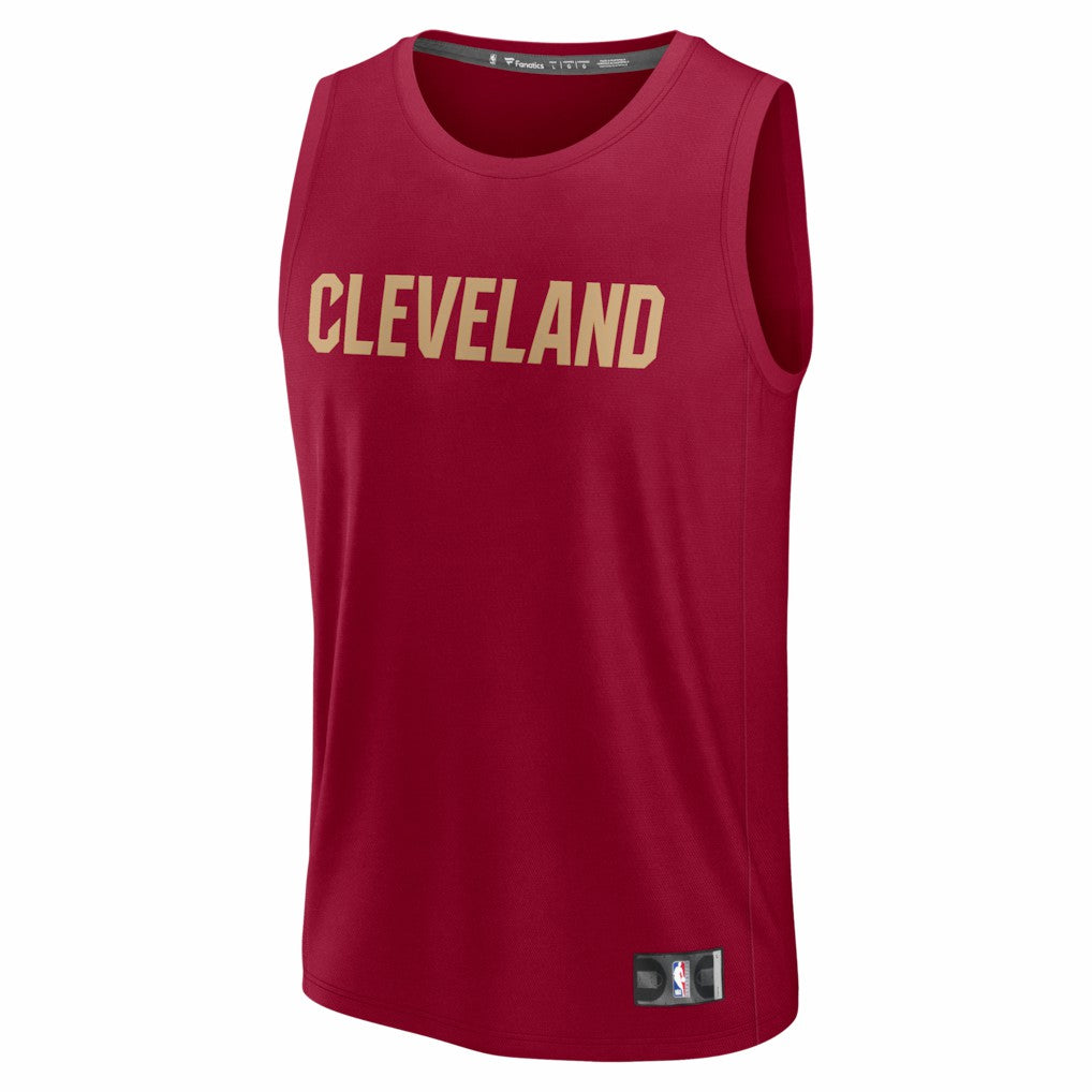 Wine James Harden Cleveland Cavaliers Fast Break Replica Jersey sale | NBA