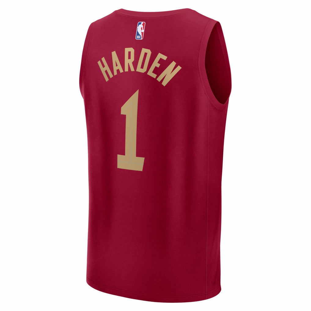 Wine James Harden Cleveland Cavaliers Fast Break Replica Jersey sale | NBA