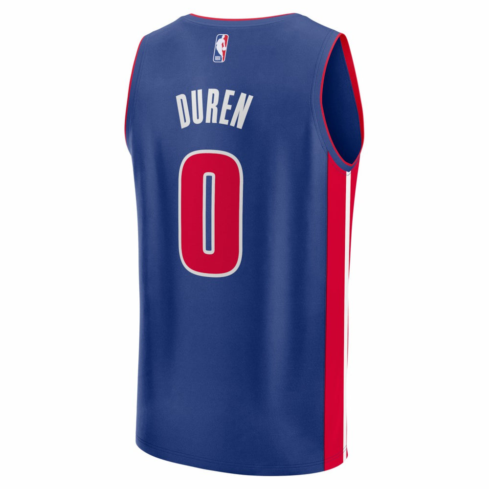 Blue Jalen Duren Detroit Pistons Fast Break Replica Jersey sale | NBA