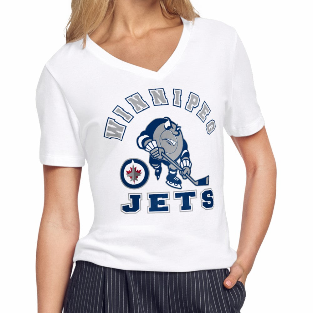 Winnipeg Jets Starter Women's Tough Puck T-Shirt -  NHL T-shirts