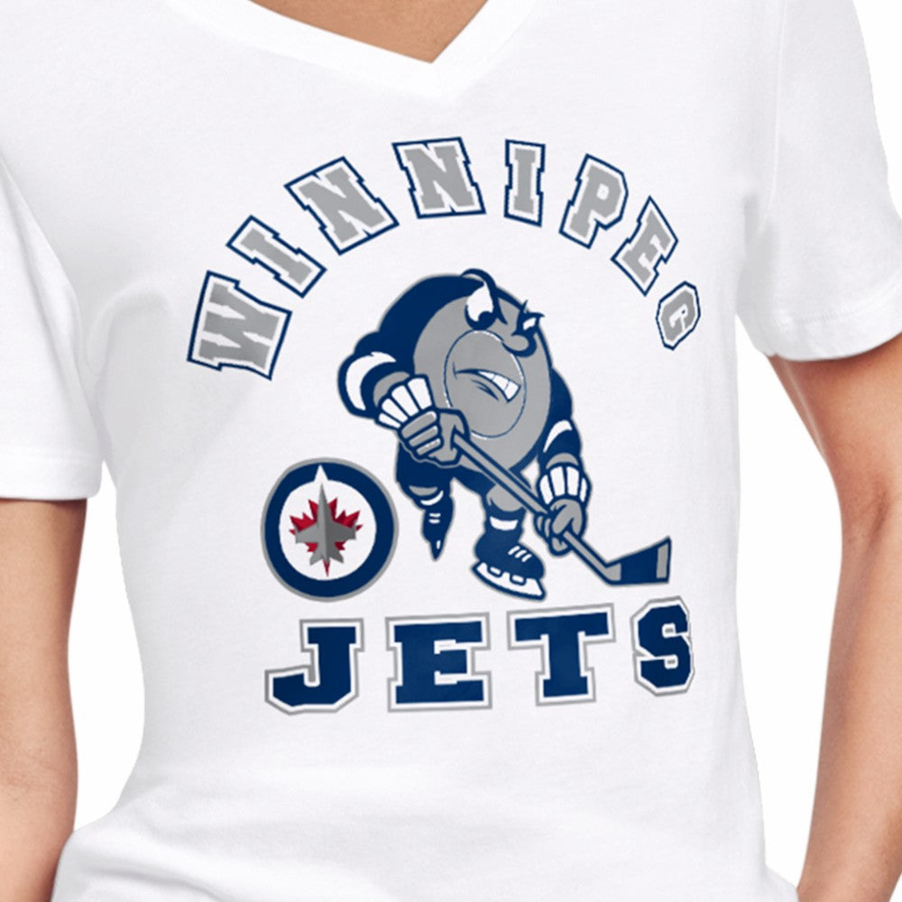 Winnipeg Jets Starter Women's Tough Puck T-Shirt -  NHL T-shirts