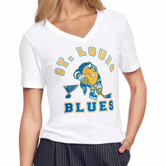 St. Louis Blues Starter Women's Tough Puck T-Shirt -  NHL T-shirts