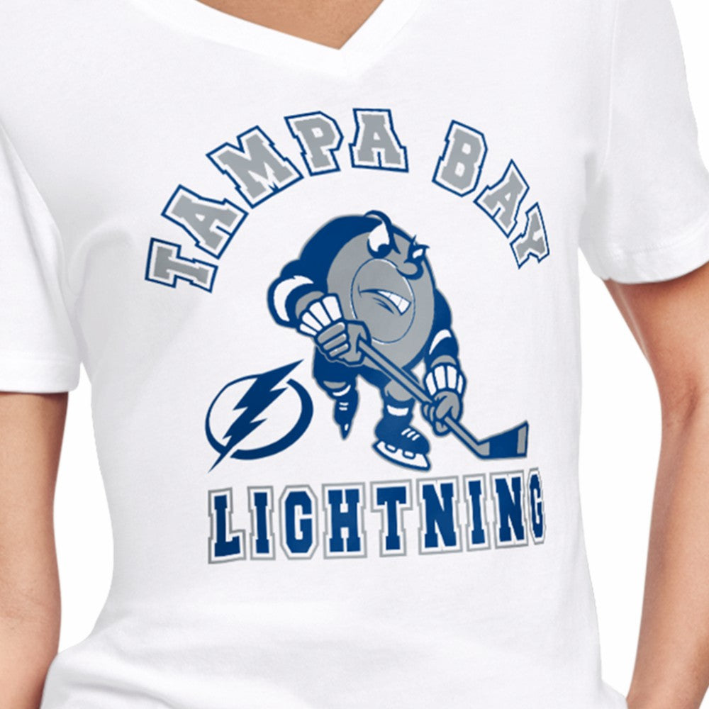 Tampa Bay Lightning Starter Women's Tough Puck T-Shirt -  NHL T-shirts