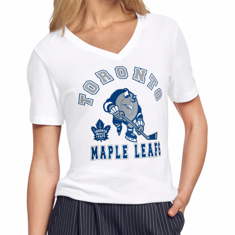 Toronto Maple Leafs Starter Women's Tough Puck T-Shirt -  NHL T-shirts