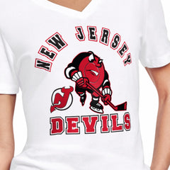 New Jersey Devils Starter Women's Tough Puck T-Shirt -  NHL T-shirts