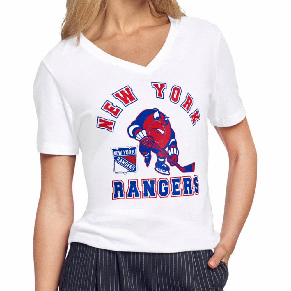 New York Rangers Starter Women's Tough Puck T-Shirt -  NHL T-shirts