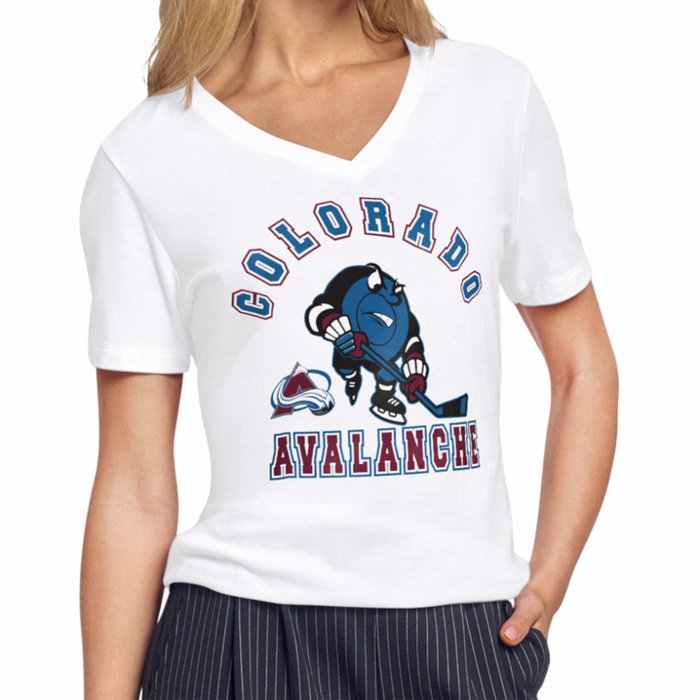 Colorado Avalanche Starter Women's Tough Puck T-Shirt -  NHL T-shirts