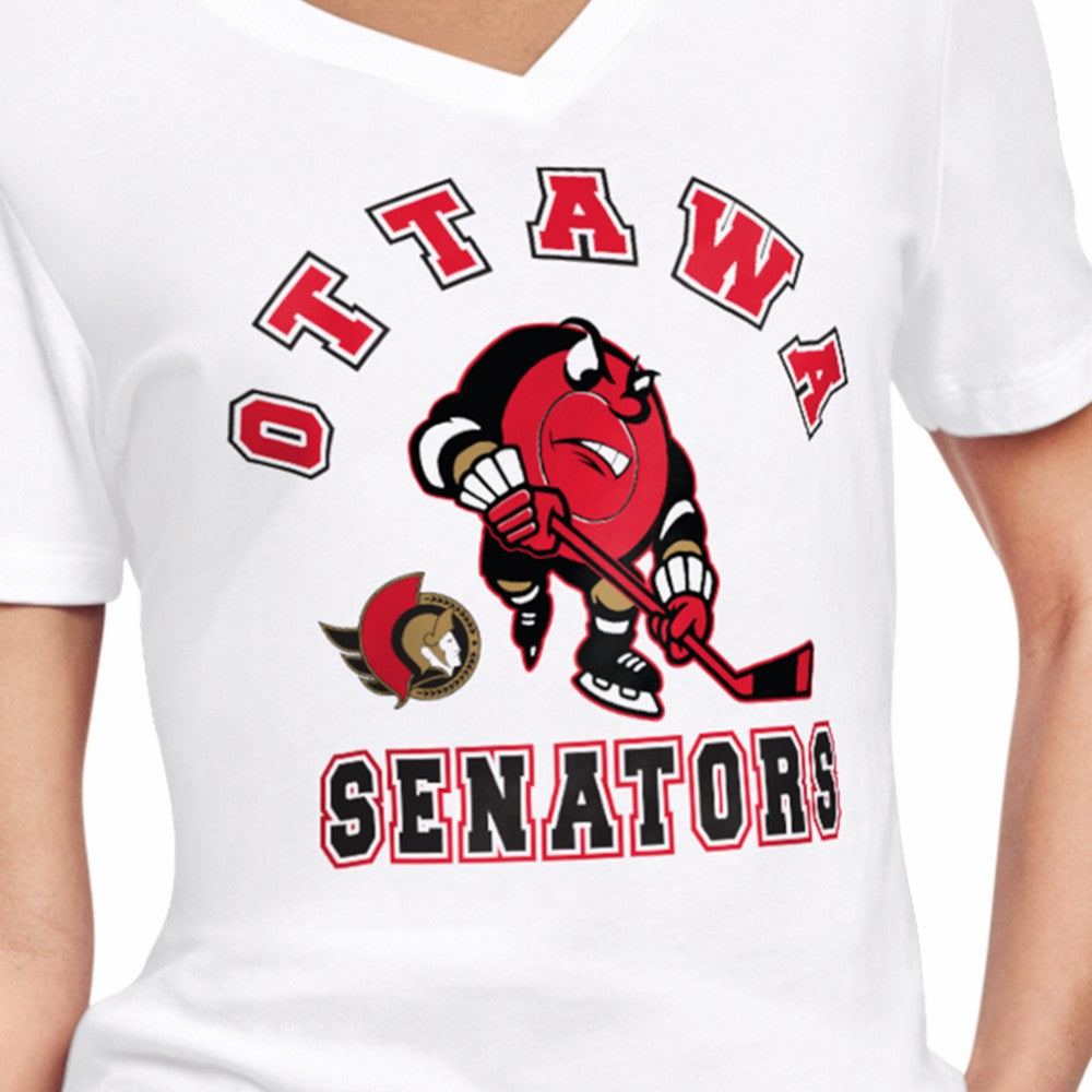Ottawa Senators Starter Women's Tough Puck T-Shirt -  NHL T-shirts